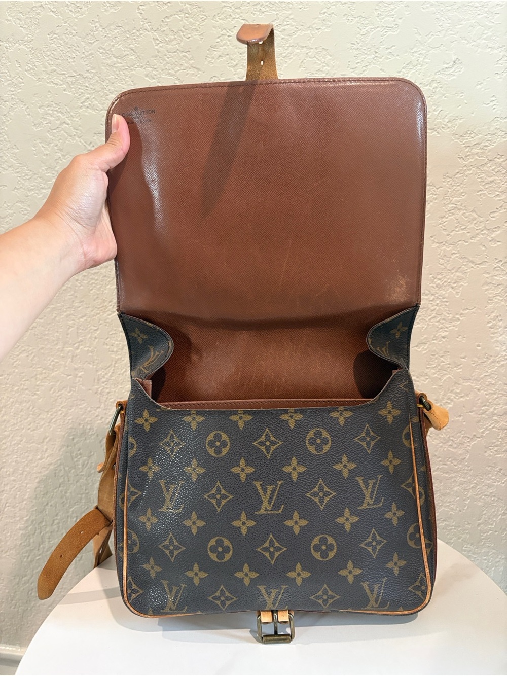 Louis Vuitton Cartouchiere GM Brown Monogram Crossbody Bag - Picture 7 of 15